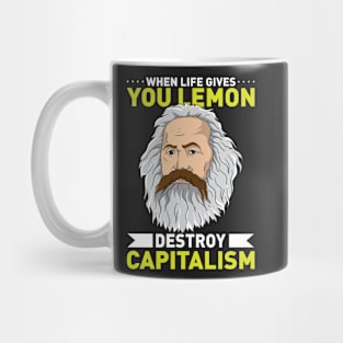 KARL MARX: Destroy Capitalism Mug